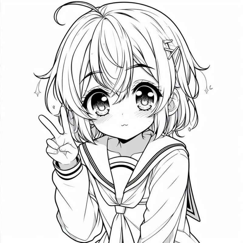 Anime Ausmalbilder 702