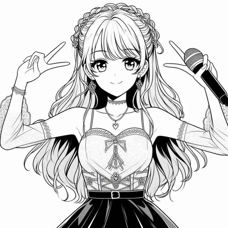 Anime Ausmalbilder 766