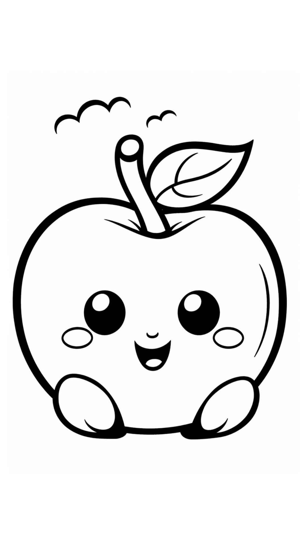 Apfel Ausmalbilder 752