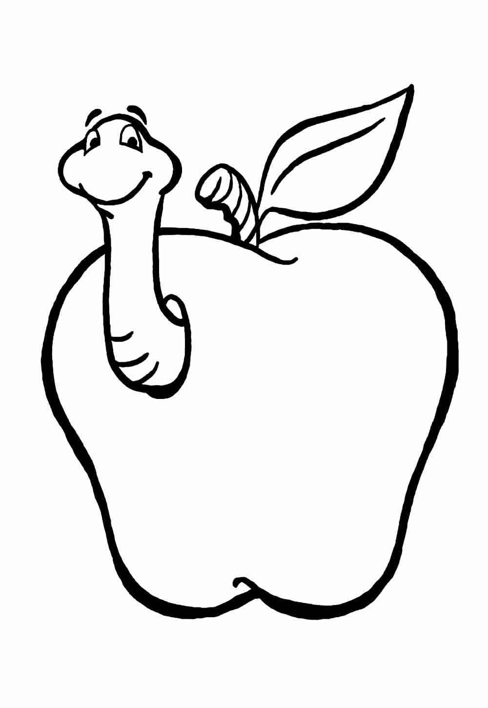 Apfel Ausmalbilder 756