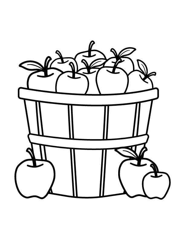 Apfel Ausmalbilder 785