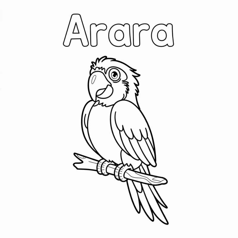 Ara Ausmalbilder 280