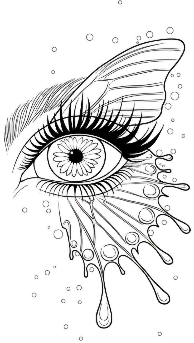 Augen Ausmalbilder 127