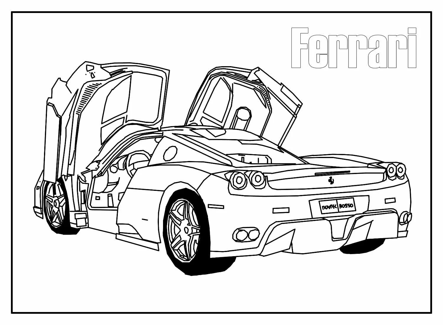 Autos Ausmalbilder 516