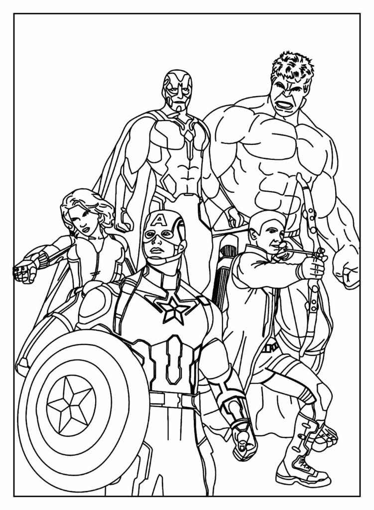 Avengers Ausmalbilder 030