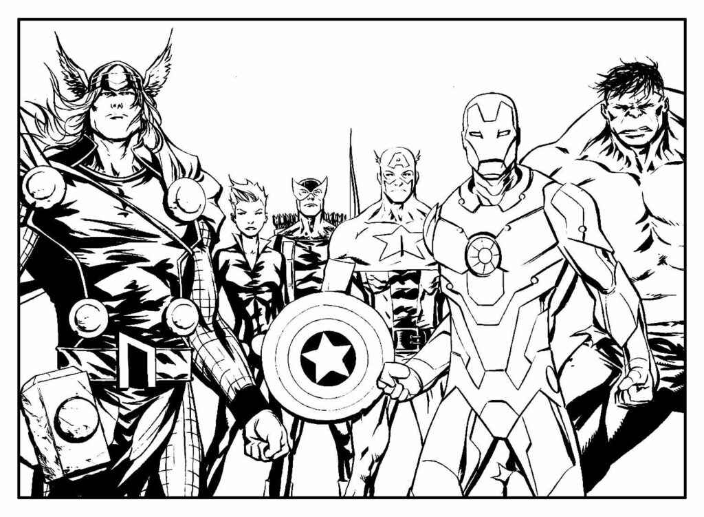 Avengers Ausmalbilder 167