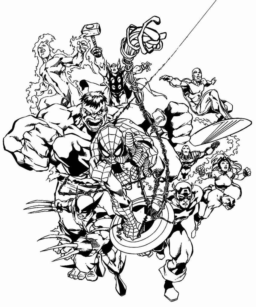 Avengers Ausmalbilder 267