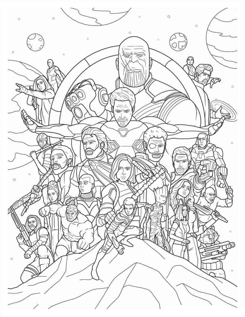 Avengers Ausmalbilder 561