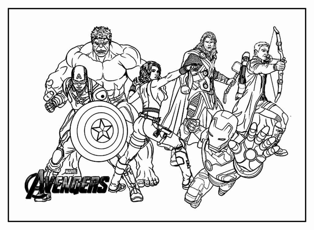 Avengers Ausmalbilder 783