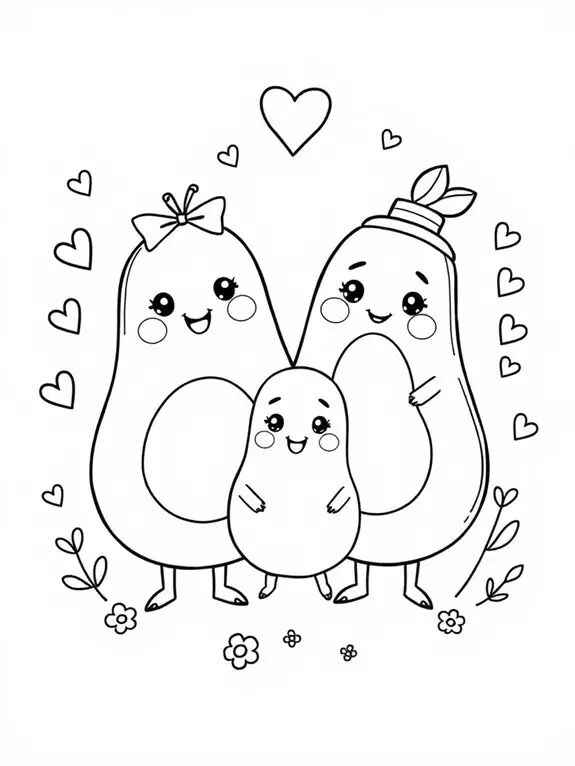 Avocado Ausmalbilder 107