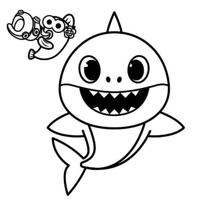 Baby Shark Ausmalbilder 028