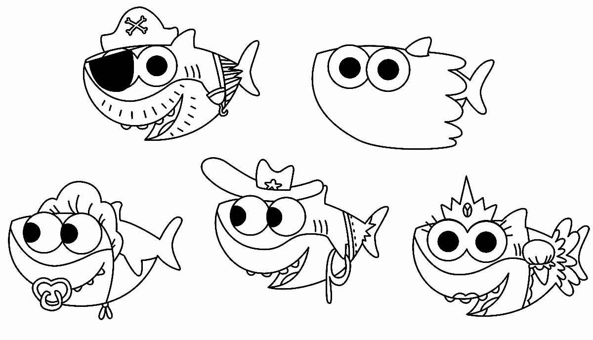 Baby Shark Ausmalbilder 092