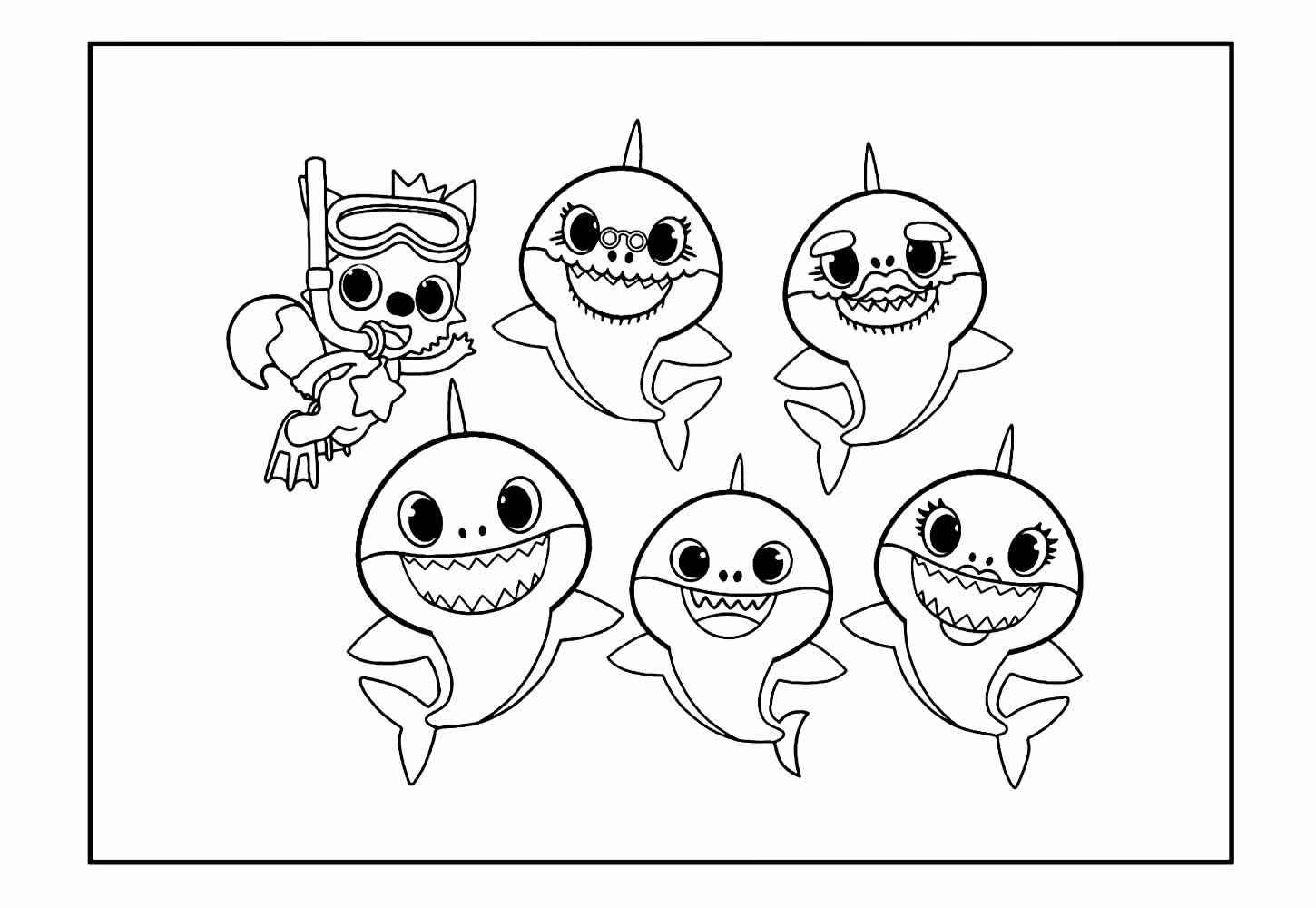 Baby Shark Ausmalbilder 137