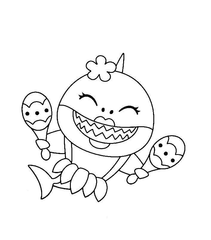 Baby Shark Ausmalbilder 140