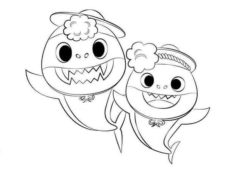 Baby Shark Ausmalbilder 178
