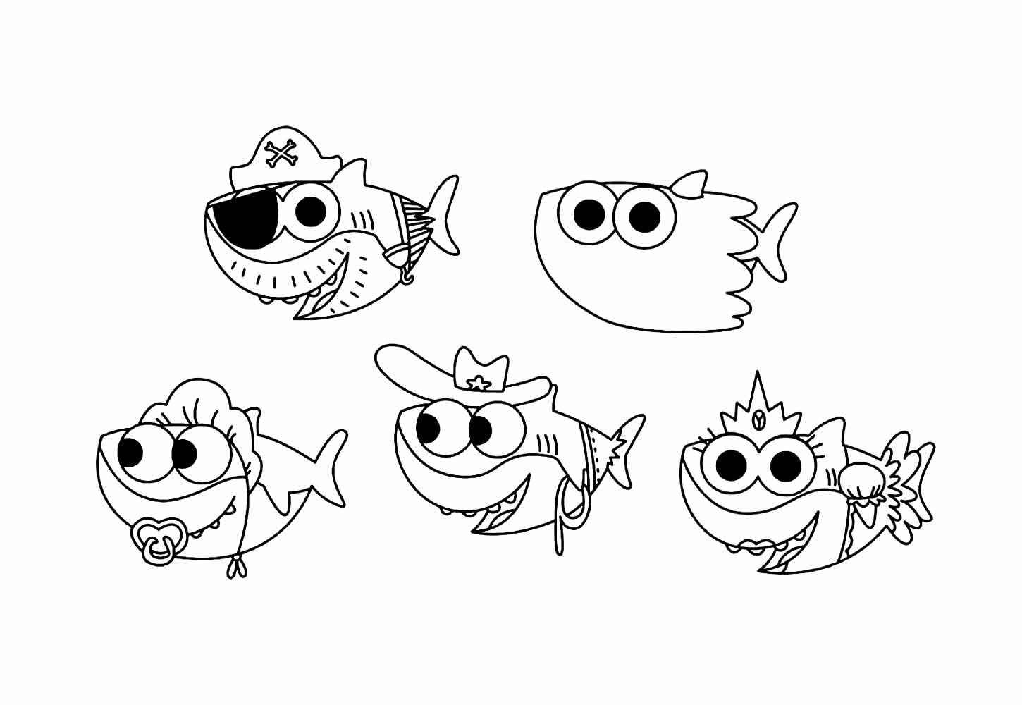 Baby Shark Ausmalbilder 399