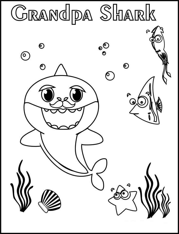 Baby Shark Ausmalbilder 408
