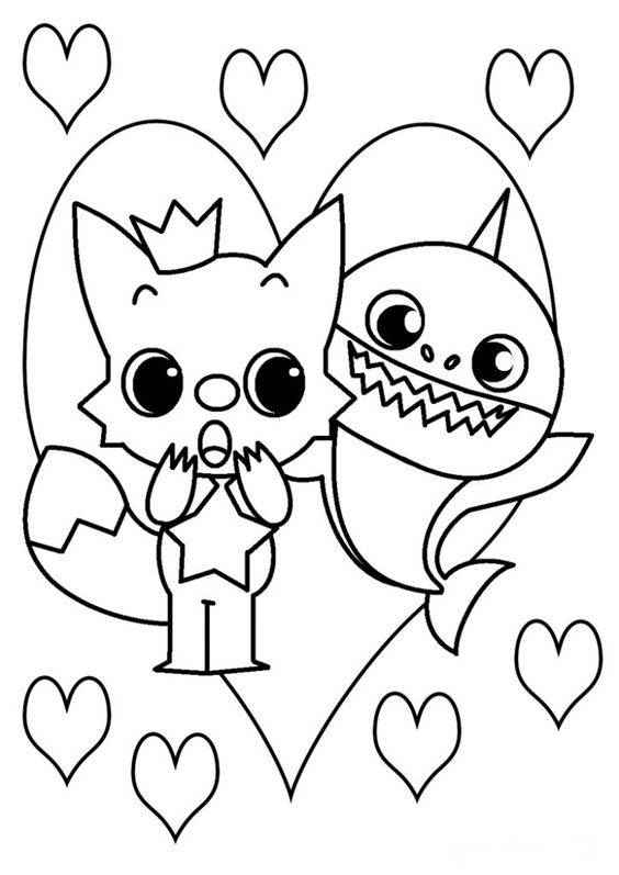 Baby Shark Ausmalbilder 521