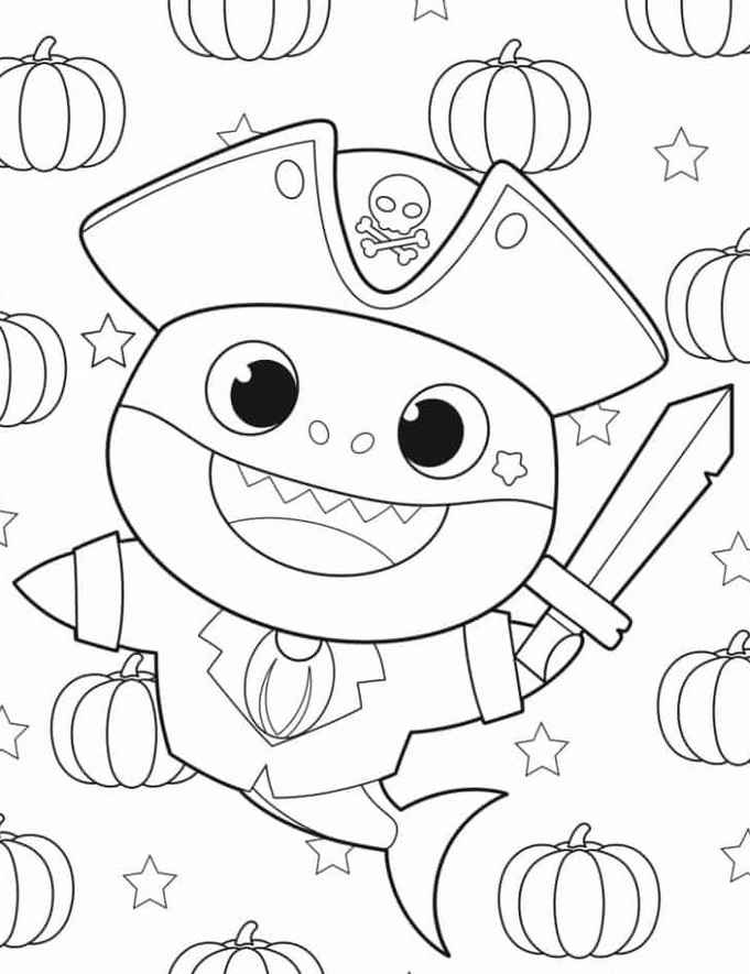 Baby Shark Ausmalbilder 691