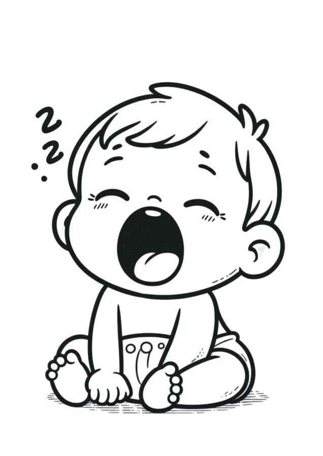 Baby Ausmalbilder 067