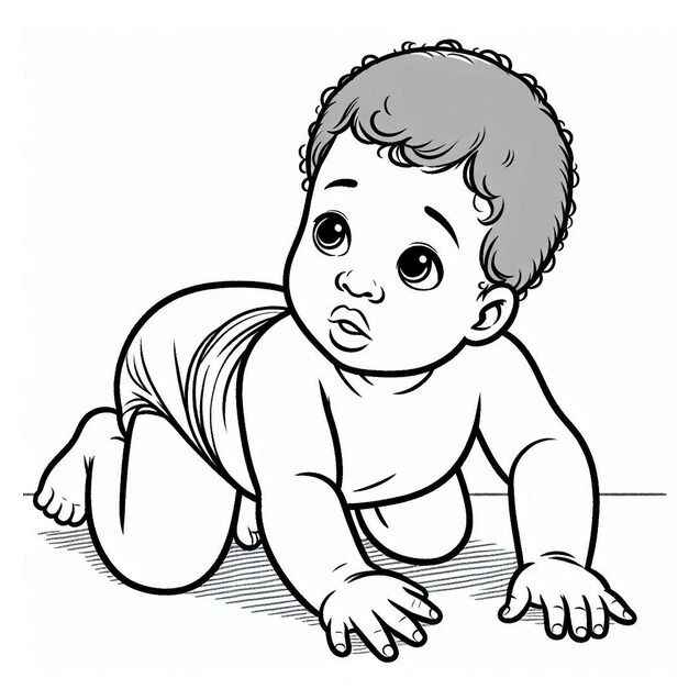 Baby Ausmalbilder 069