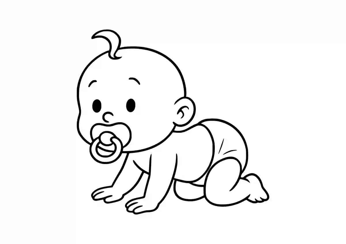Baby Ausmalbilder 100