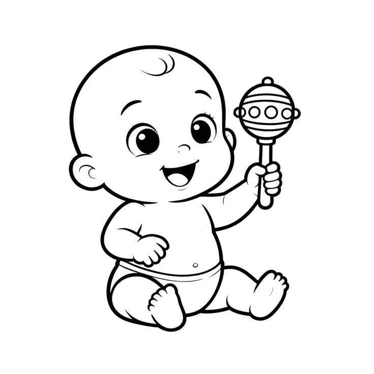 Baby Ausmalbilder 209