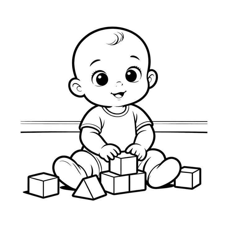 Baby Ausmalbilder 406