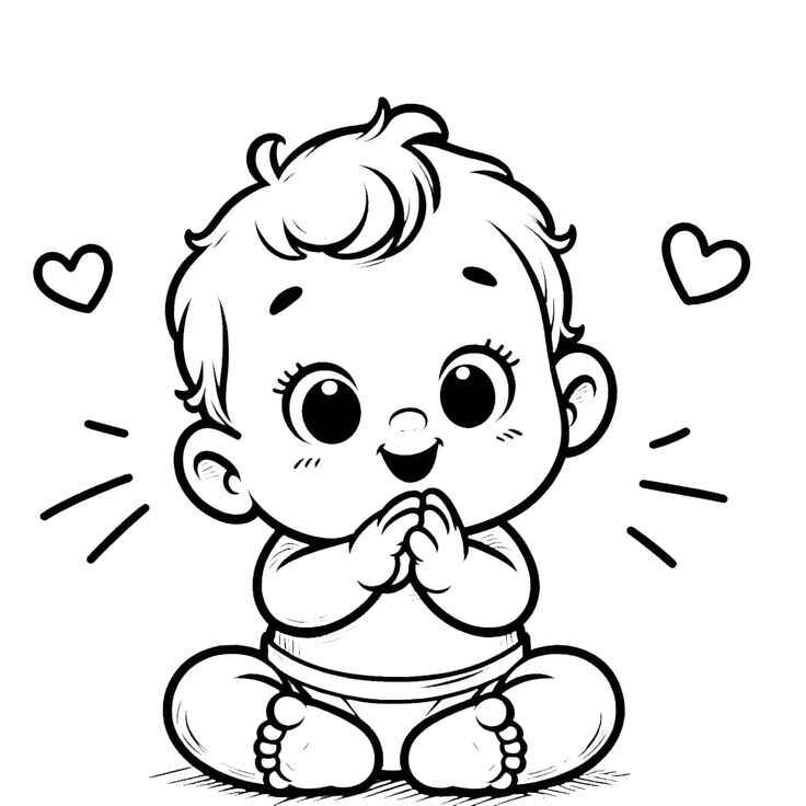 Baby Ausmalbilder 892