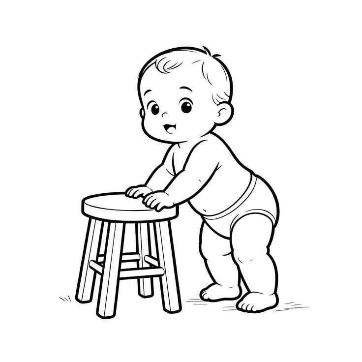 Baby Ausmalbilder 907