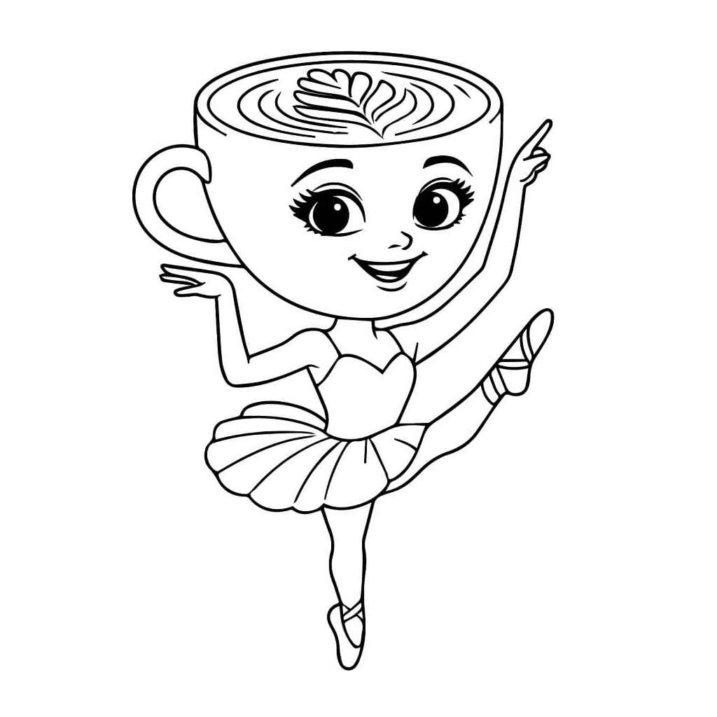 Ballerina Capuccina Ausmalbilder 386