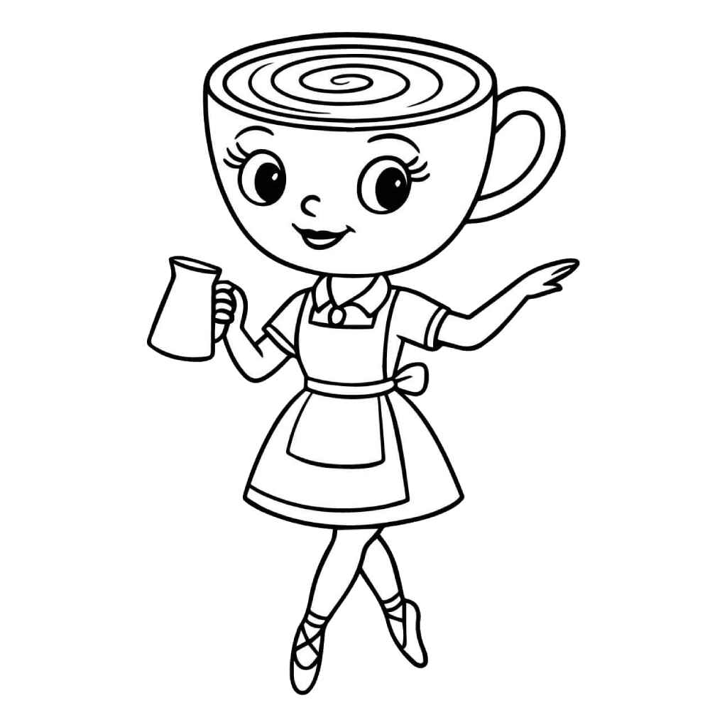 Ballerina Capuccina Ausmalbilder 390