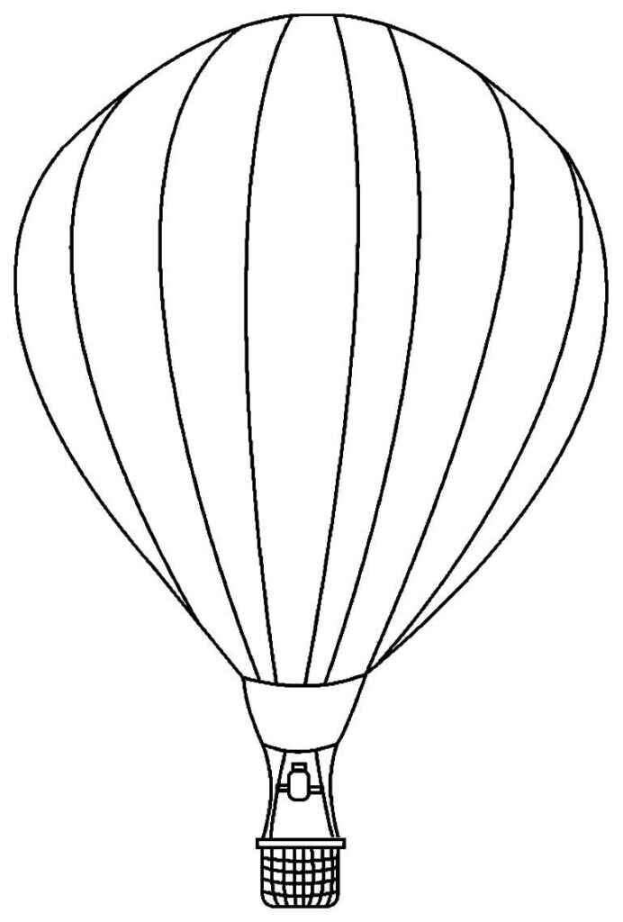 Ballon Ausmalbilder 057