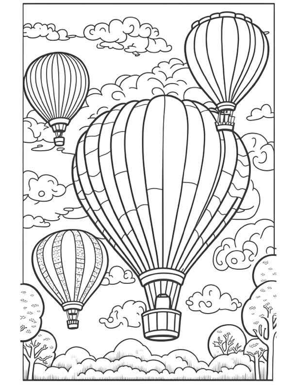 Ballon Ausmalbilder 064