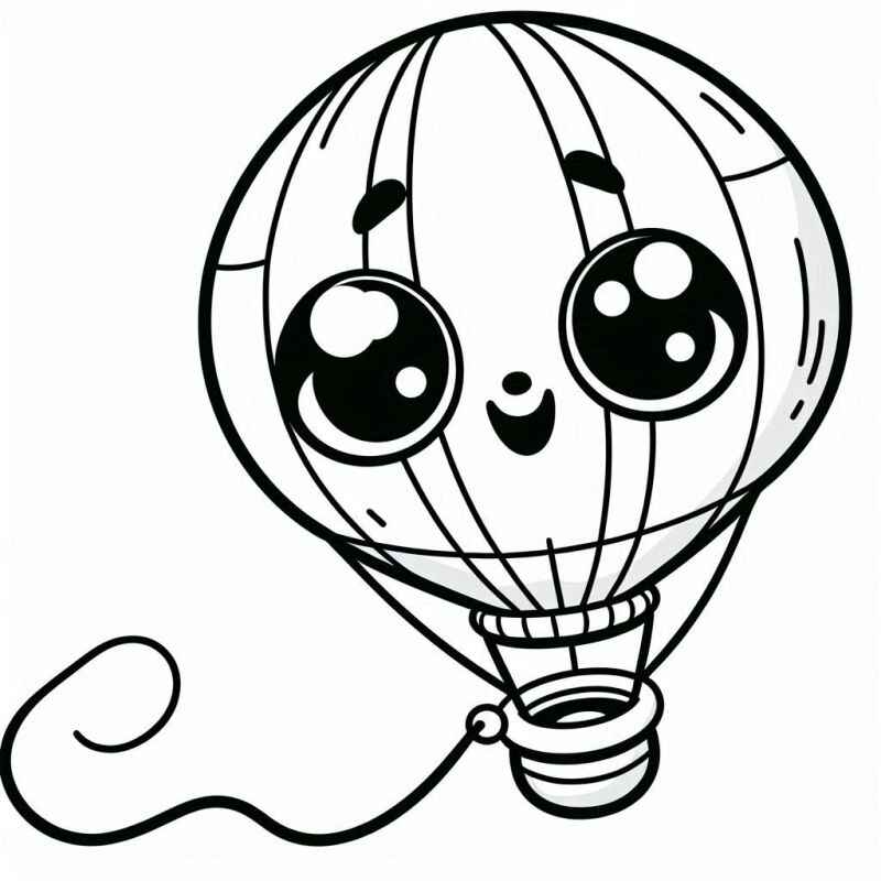Ballon Ausmalbilder 180