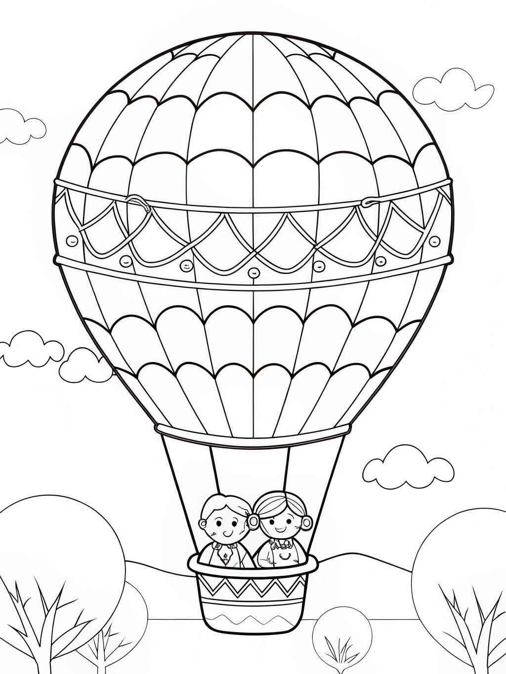 Ballon Ausmalbilder 337