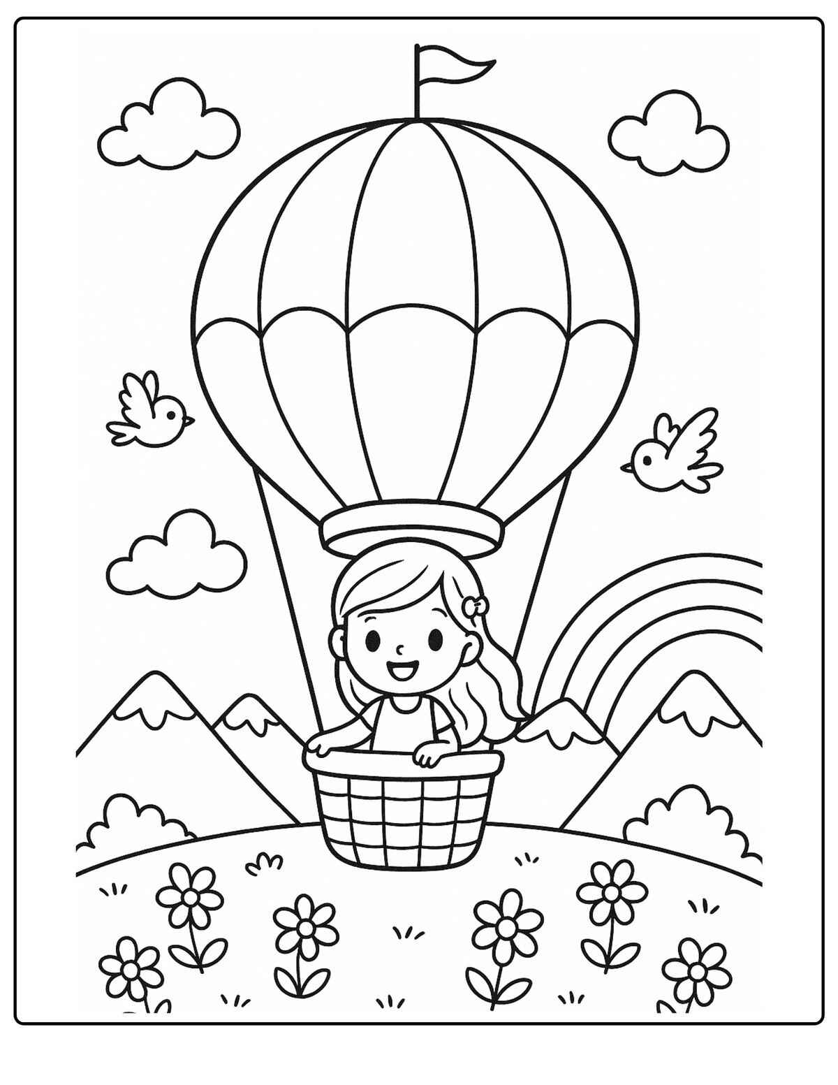 Ballon Ausmalbilder 468