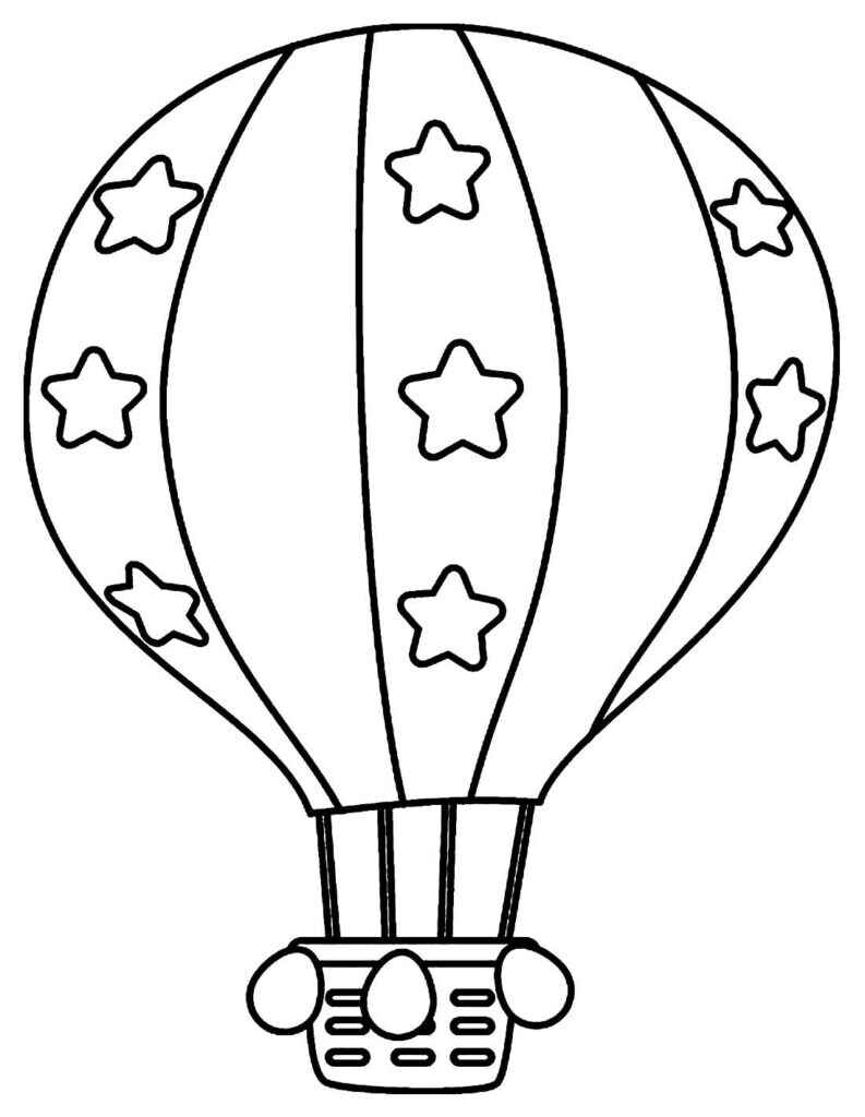 Ballon Ausmalbilder 529