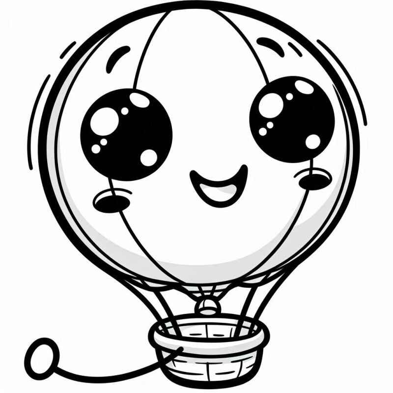 Ballon Ausmalbilder 649