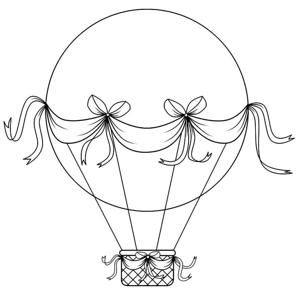 Ballon Ausmalbilder 813