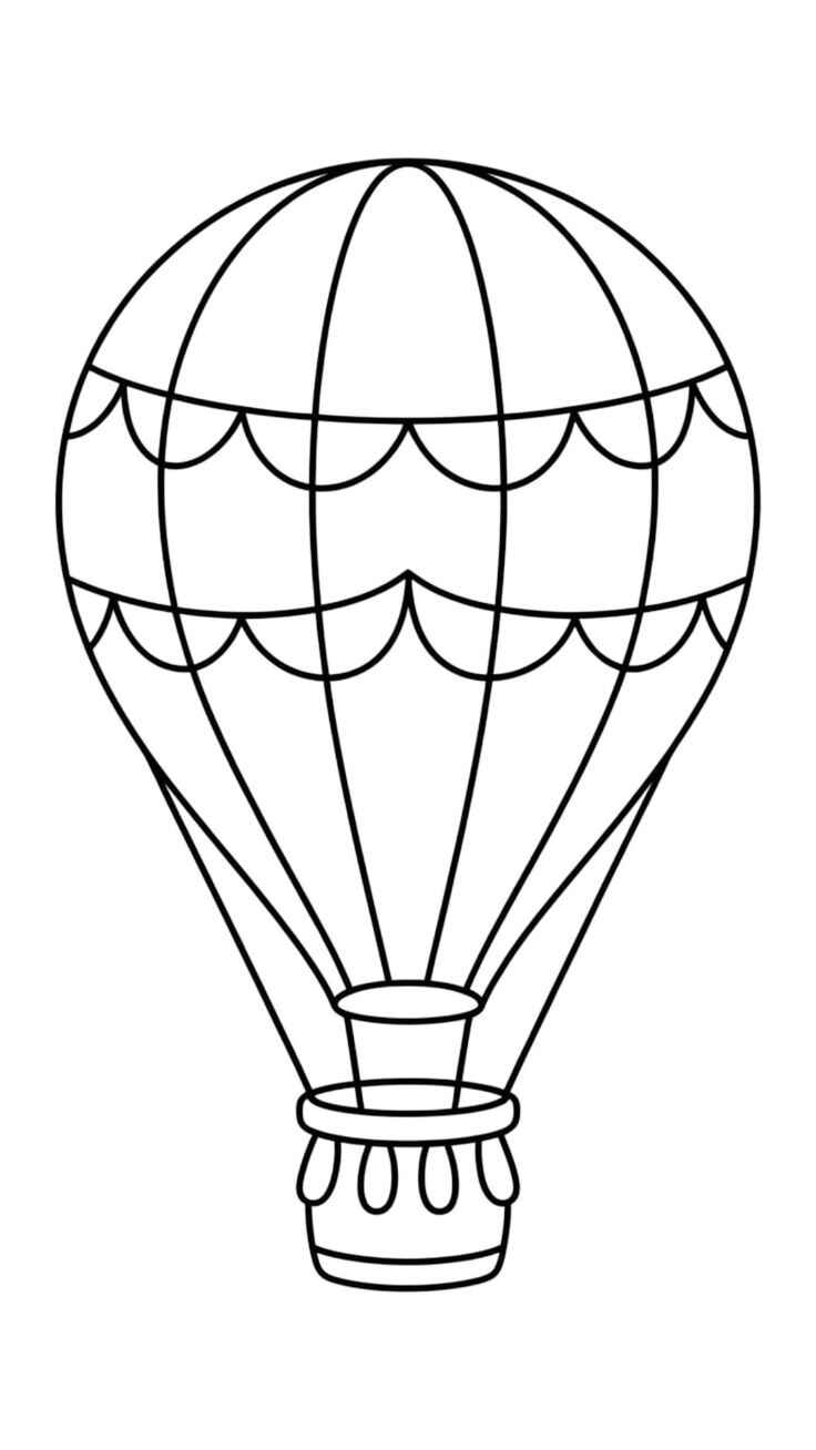 Ballon Ausmalbilder 937