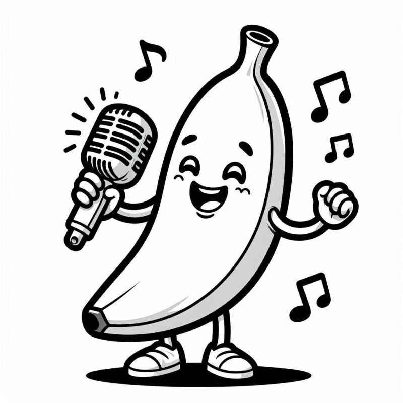 Bananen Ausmalbilder 176