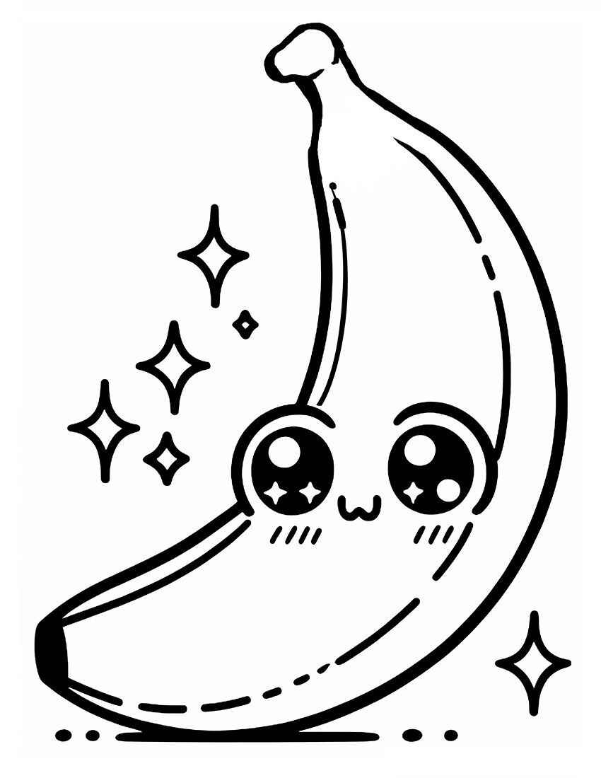 Bananen Ausmalbilder 415