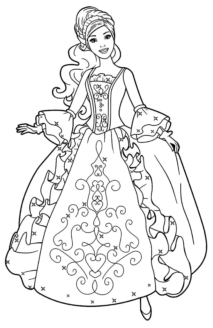 Barbie Ausmalbilder 064