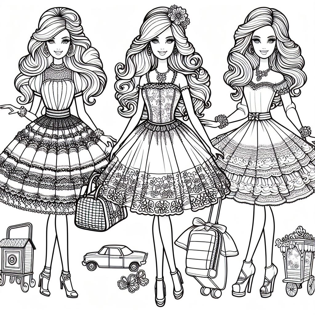 Barbie Ausmalbilder 226