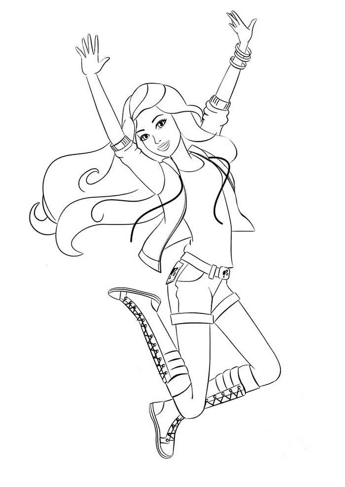 Barbie Ausmalbilder 446