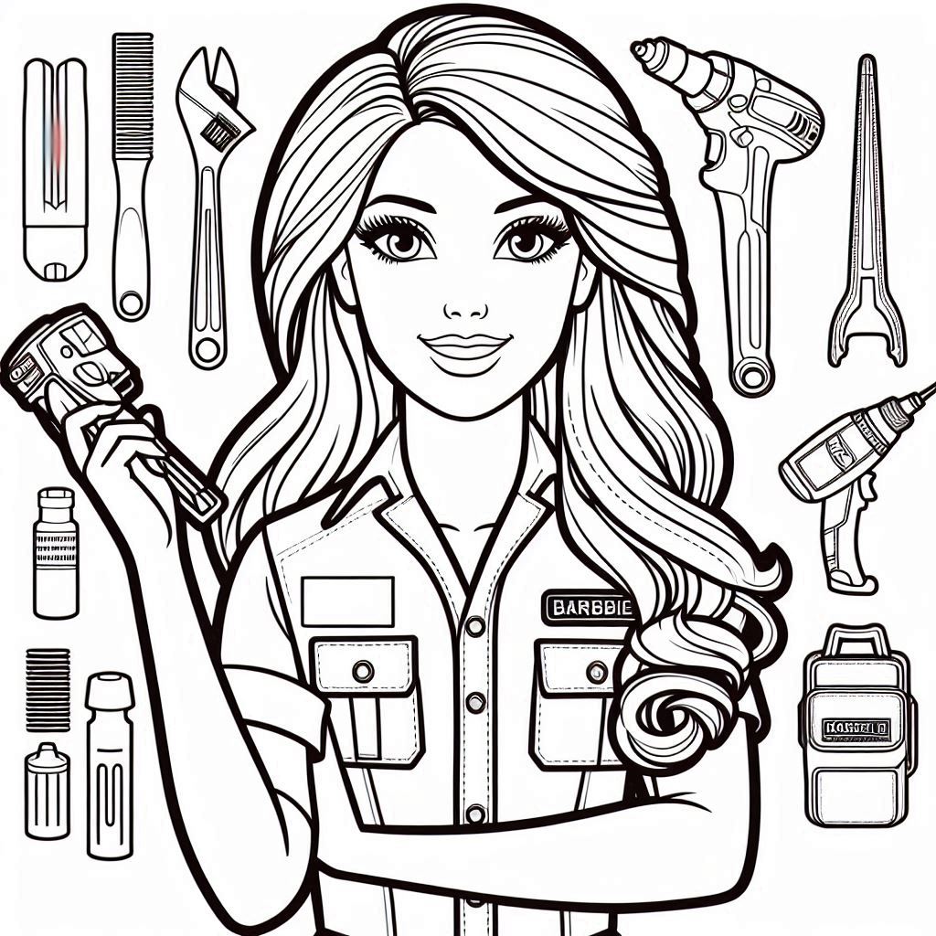 Barbie Ausmalbilder 481
