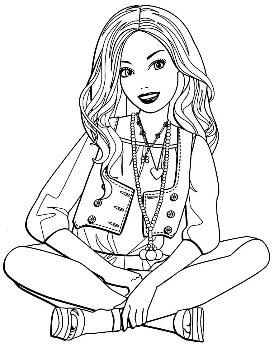 Barbie Ausmalbilder 596
