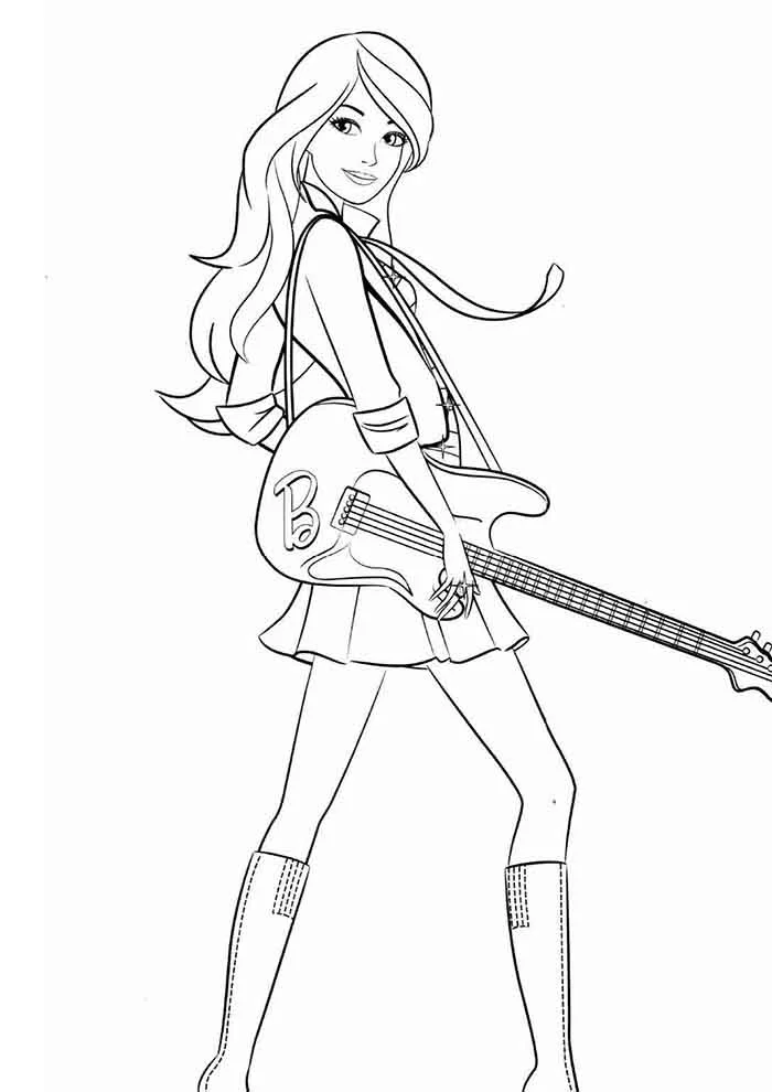 Barbie Ausmalbilder 635