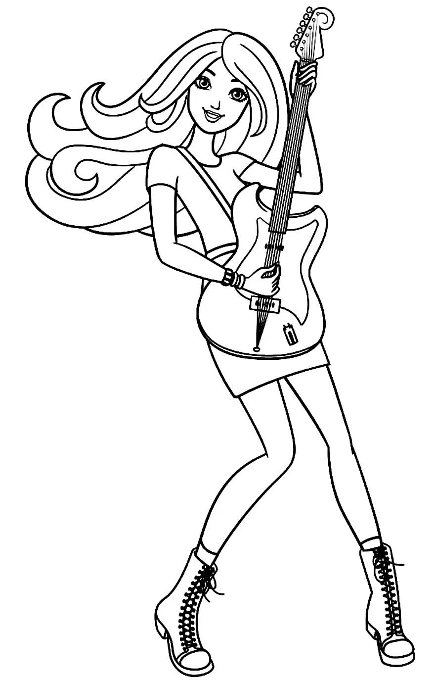 Barbie Ausmalbilder 681